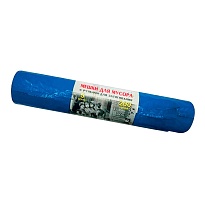 Мешки для мусора 200 л, с завязками, синие, в рулоне 5 шт., ПВД, 45 мкм, 1100х850 мм, Концепция Быта Vitalux, 604934 в Нижневартовске
