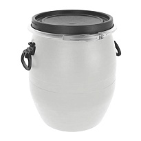 Бочка пластиковая 48 л с хомутом белая в Нижневартовске