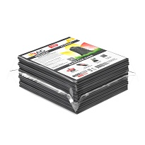 Мешки для мусора 160 л, серые, в пачке 10 шт., ПВД, 40 мкм, 900х1100 мм, i-Bag в Нижневартовске
