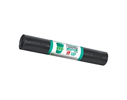 Мешки для мусора 160 л, черные, в рулоне 10 шт., ПВД, 25 мкм, 1100х800 мм, GRIFON, 101-031 в Нижневартовске
