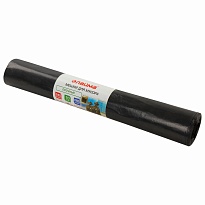Мешки для мусора 240 л, черные, в рулоне 10 шт., ПВД 50 мкм, 1400х900 мм, LAIMA, 605337 в Нижневартовске