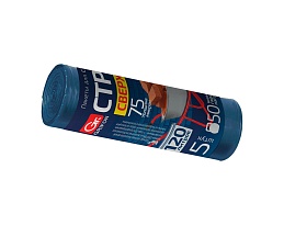 Мешки для мусора 120 л, трехслойные, синие, в рулоне 5 шт., ПВД, 75 мкм, 1100х700 мм, GRIFON PROFF СТРОЙКА, 101-521 в Нижневартовске