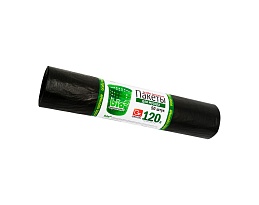 Мешки для мусора 120 л, серые, в рулоне 50 шт., ПНД, 16 мкм, 1100х700 мм, GRIFON, 101-015 в Нижневартовске