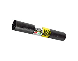 Мешки для мусора 160 л, черные, в рулоне 25 шт., ПВД, 40 мкм, 1100х800 мм, GRIFON, 101-030 в Нижневартовске