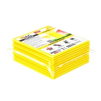 Мешки для мусора 160 л, желтые, в пачке 10 шт., ПВД, 40 мкм, 900х1100 мм, i-Bag в Нижневартовске