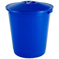 Мусорный бак с крышкой 70 л синий 70 синий в Нижневартовске Мусорный бак с крышкой 70 л синий 70 синий в Нижневартовске