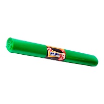 Мешки для мусора 180 л, зеленые, в рулоне 10 шт., ПВД, 50 мкм, 1100х900 мм, МЕШКОFF, 4458 в Нижневартовске